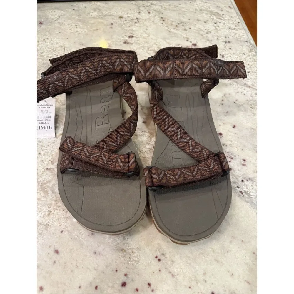 L.L. Bean Katahdin Hook & Loop Sandals sz 11 NWT